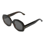 Preview: Komono Sonnenbrille Amy Black Tortoise, rauchgrau getönte Gläser